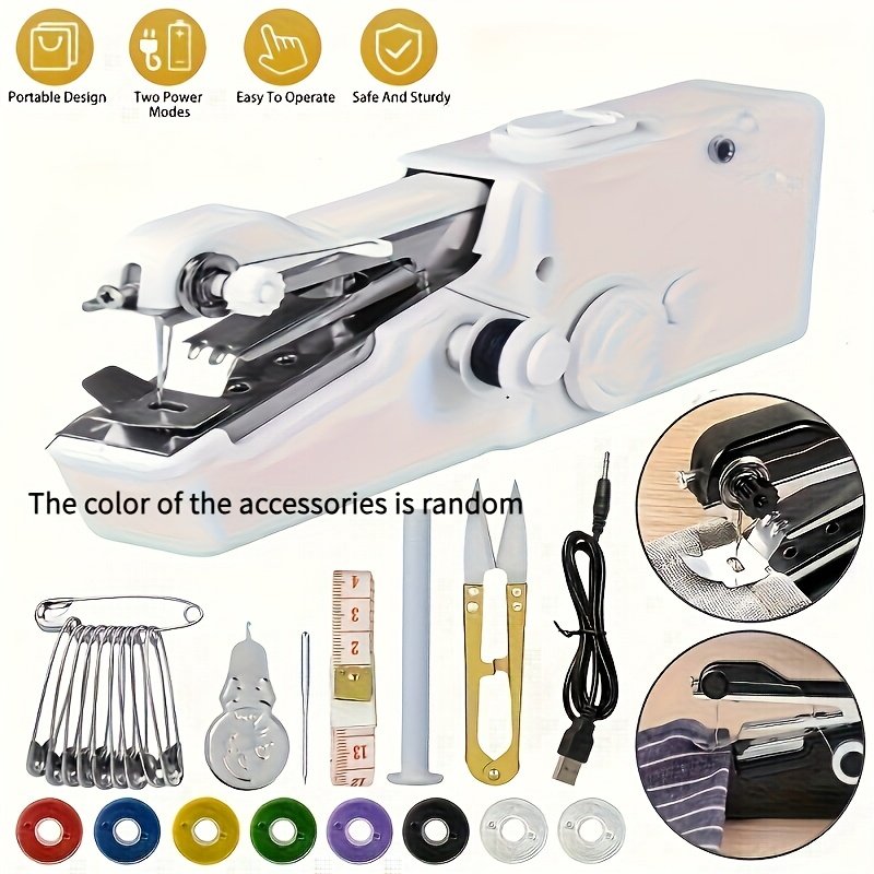 1 Mini Portable Handheld Sewing