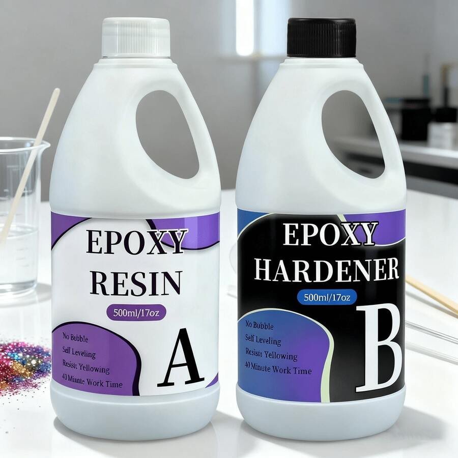 1000ml Transparent Epoxy Resin Kit