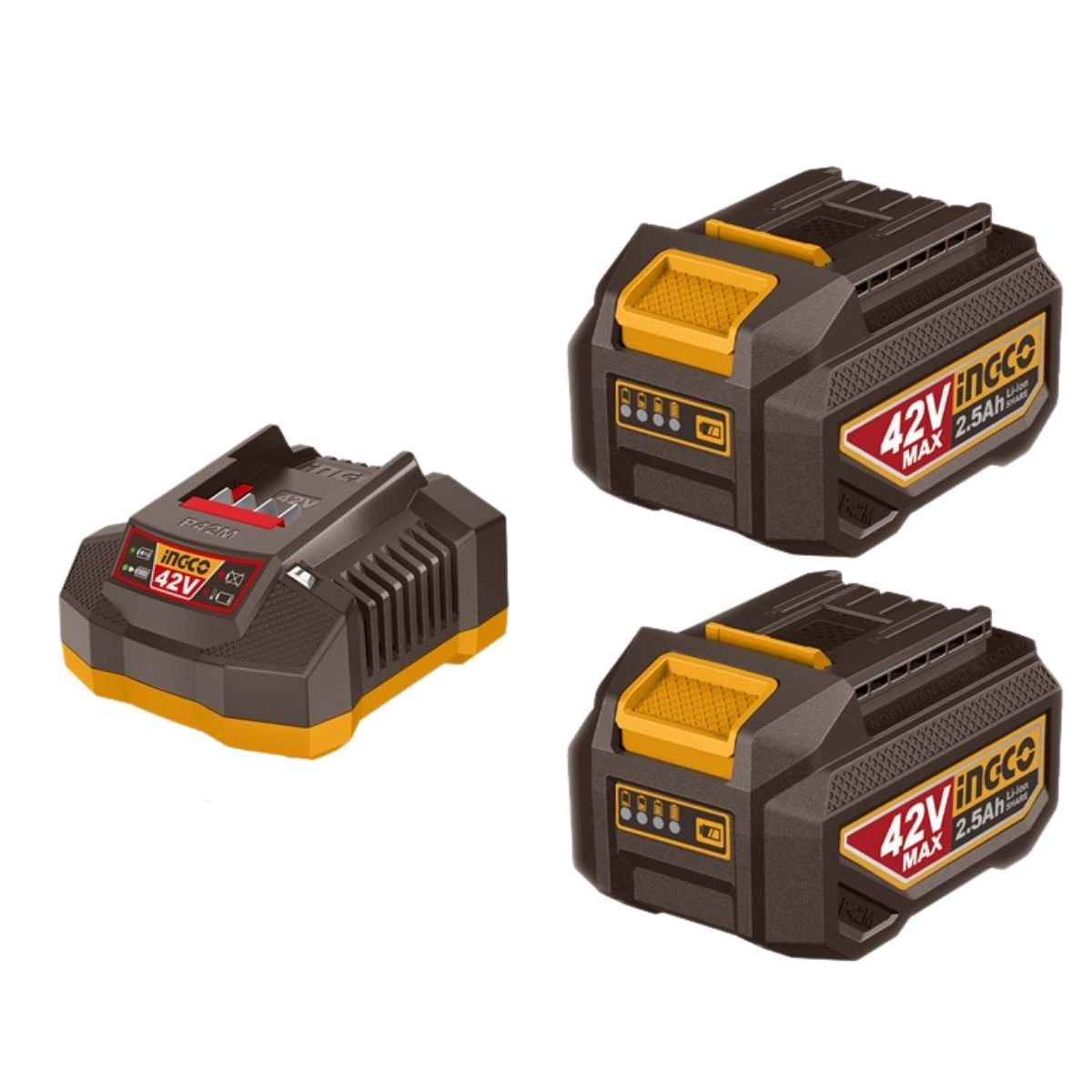 Ingco 42V 2x Battery Pack