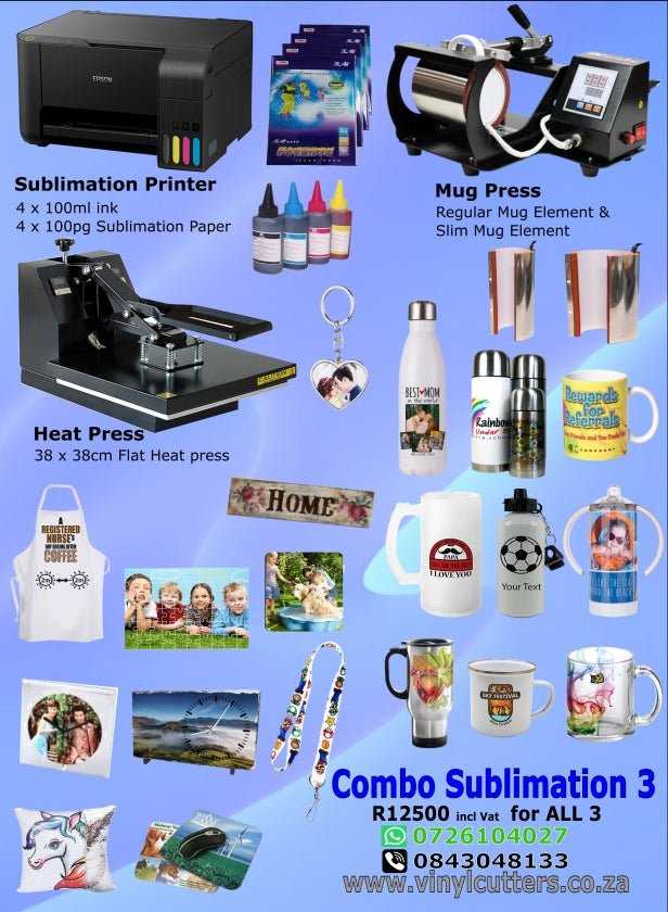 Combo Sublimation Printer with Mug